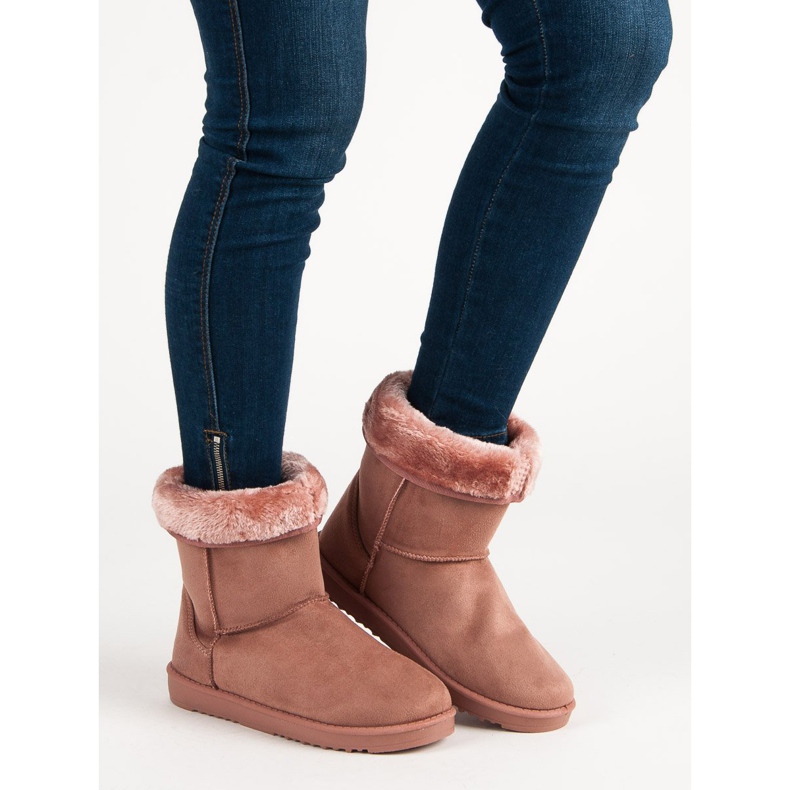 Mukluki Clássico rosa 1