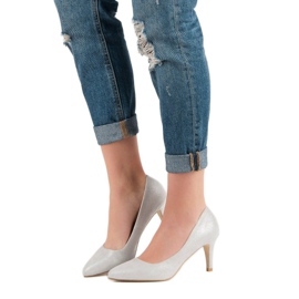 Vinceza Bombas de glitter cinza 1