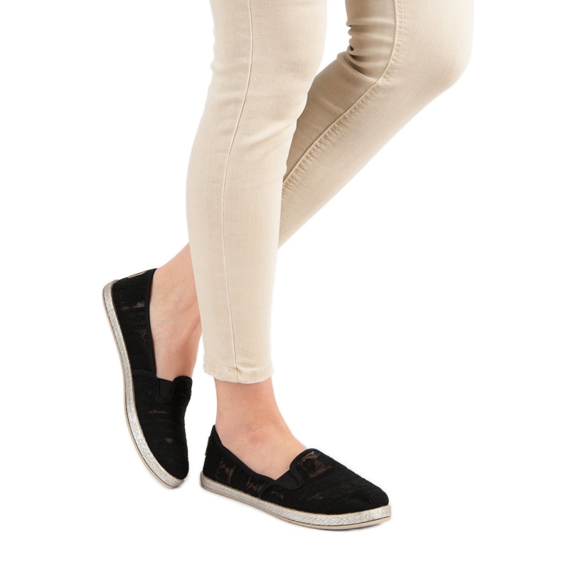 MCKEYLOR Lace Slipons preto 2 MCKEYLOR Lace Slipons preto 2