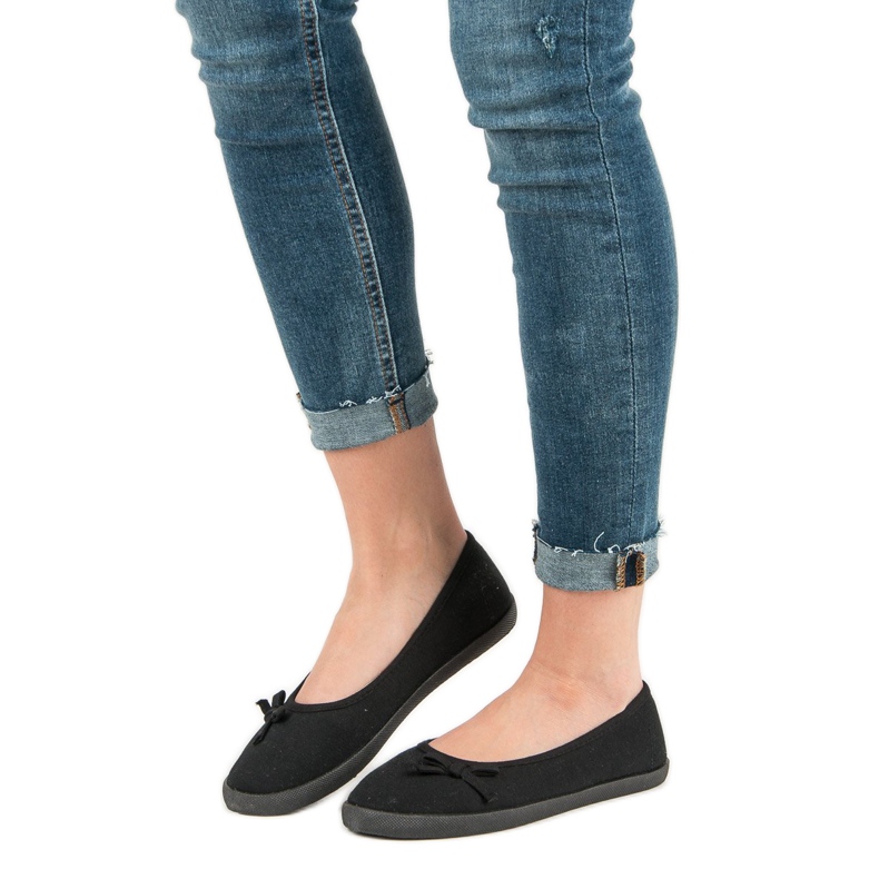 McKey Bailarina Têxtil Com Arco preto 2