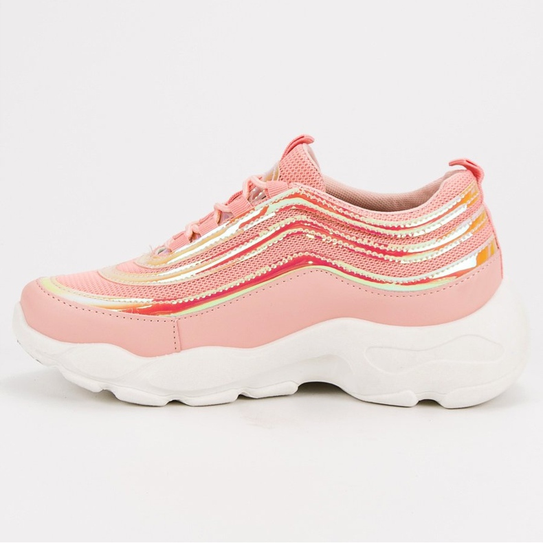 SHELOVET Calçados esportivos leves rosa 2