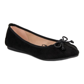 Lucky Shoes Black Tied Ballerinas preto 1