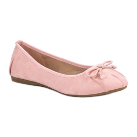 Lucky Shoes Pink Tied Ballerinas rosa 1
