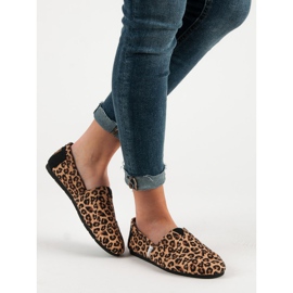 L. Day Slipons manchados castanho 1