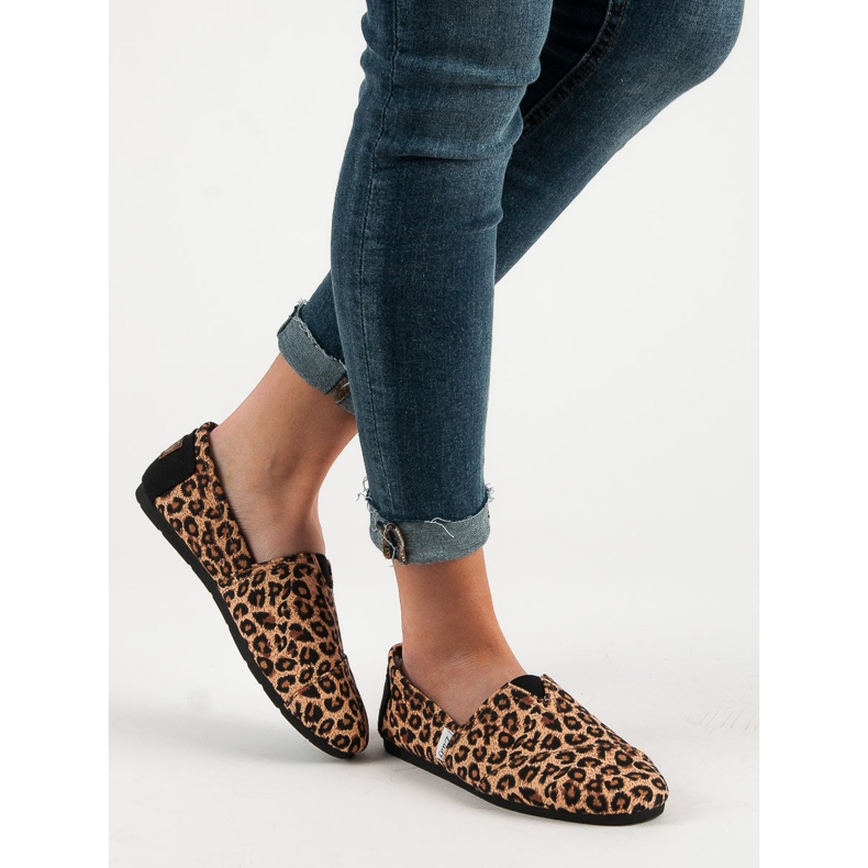 L. Day Slipons manchados marrom 1