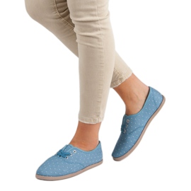 Tênis com pontos azul 2 Tênis com pontos azul 2