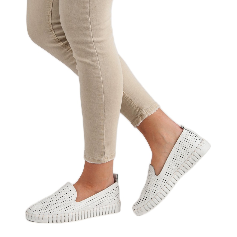 Filippo Lordes de couro branco 2