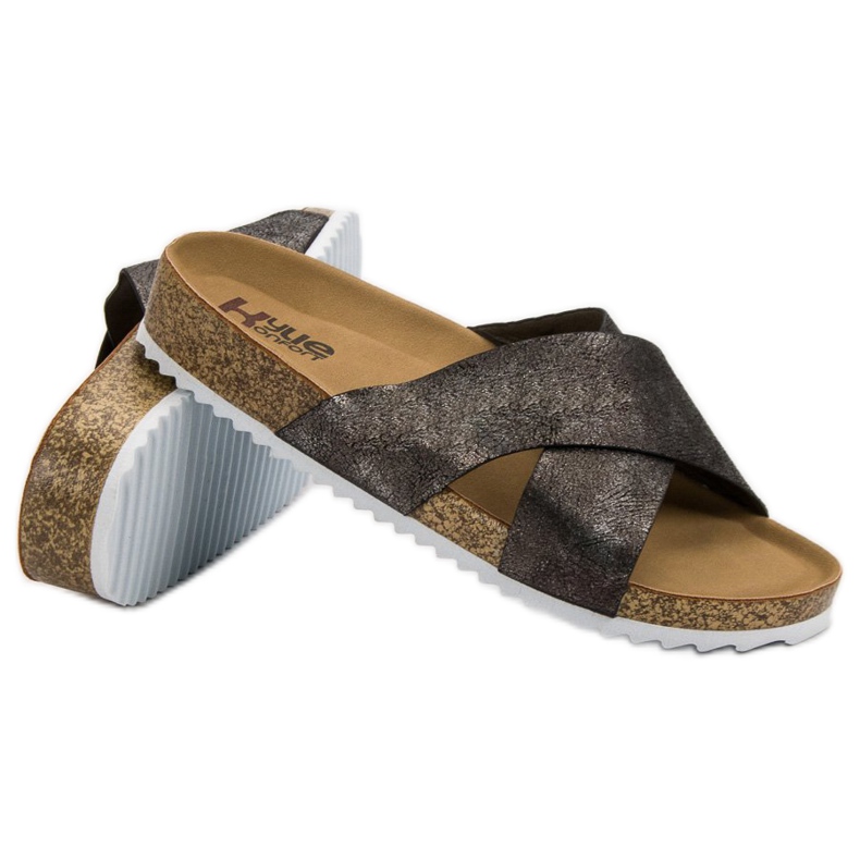 Kylie Chinelos confortáveis ​​cinza 1