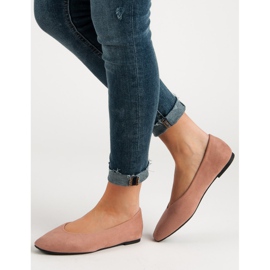 Seastar Bailarinas de camurça em pó rosa 2 Seastar Bailarinas de camurça em pó rosa 2