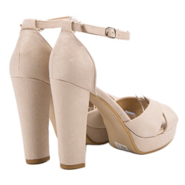 Seastar Sandálias de salto alto confortáveis castanho 1