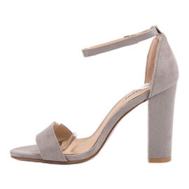 Seastar Sandálias sensuais em um bar cinza 2