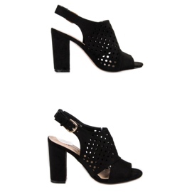 Seastar Sandálias feitas a céu aberto preto 2