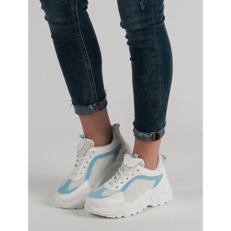 Calçados esportivos femininos branco 1