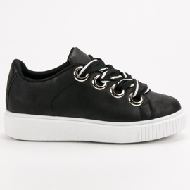 Calçados Esportivos Com Brilho preto 2