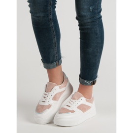 Seastar Creepers elegantes branco rosa 2
