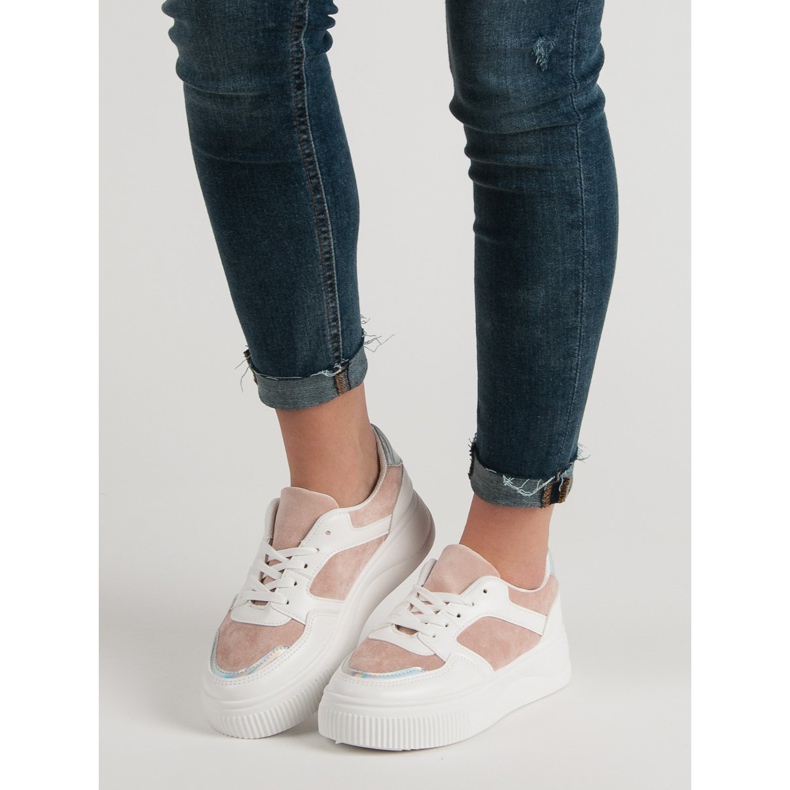 Seastar Creepers elegantes branco rosa 2