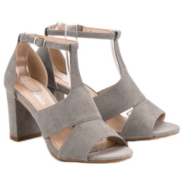 Vinceza Sandálias Cinzentas cinza 2