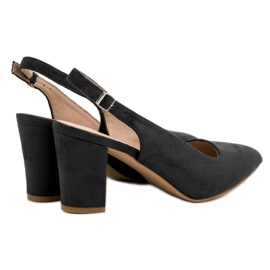 Bombas de camurça VINCEZA preto 2