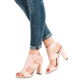 Seastar Sandálias Elegantes de Camurça rosa 1