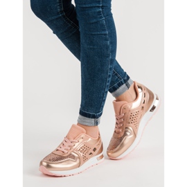 Calçados Esportivos Com Lantejoulas rosa 1 Calçados Esportivos Com Lantejoulas rosa 1