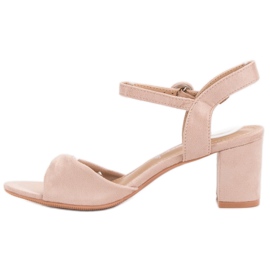 Sandálias Elegantes castanho 1