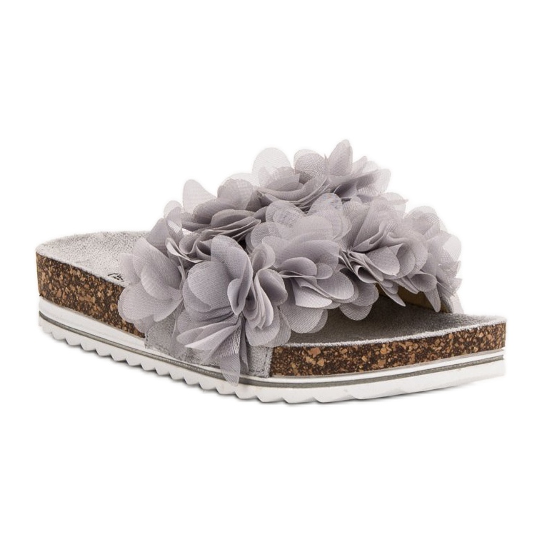 Seastar Chinelos elegantes cinza 1