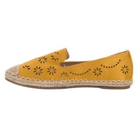 Primavera Senhores Openwork amarelo 1