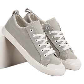 SHELOVET Tênis cinza baixo 2