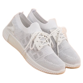 Primavera Sapatos Slip-On Brancos 1