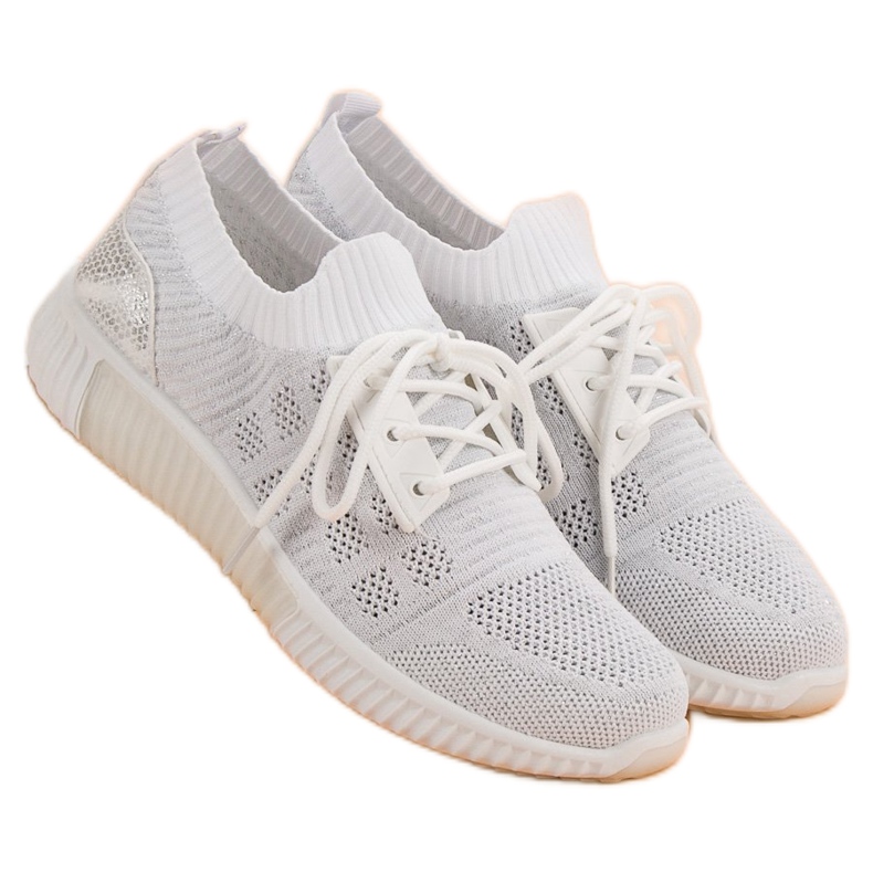 Primavera Sapatos Slip-On Brancos 1