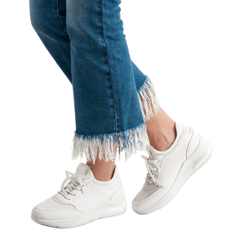 Ideal Shoes Calçados esportivos femininos branco 1