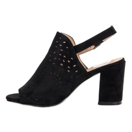 SHELOVET Sandálias Fechadas de Camurça preto 2