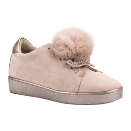 Lucky Shoes Calçados esportivos de camurça marrom 1