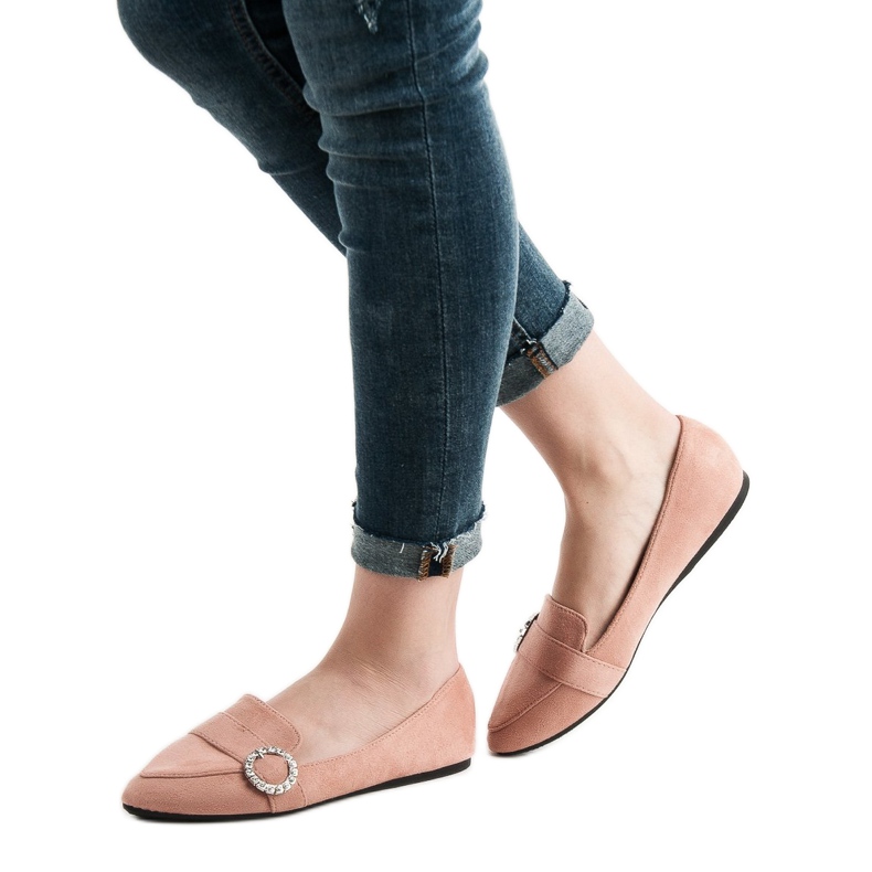 Ch. Creation Mocassins elegantes rosa 2