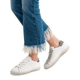 SHELOVET Calçados esportivos femininos branco 2
