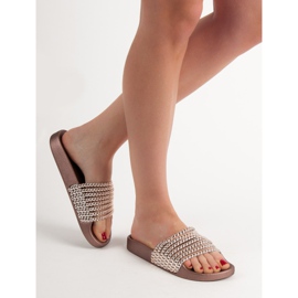 Chinelos VICES da moda rosa 2 Chinelos VICES da moda rosa 2