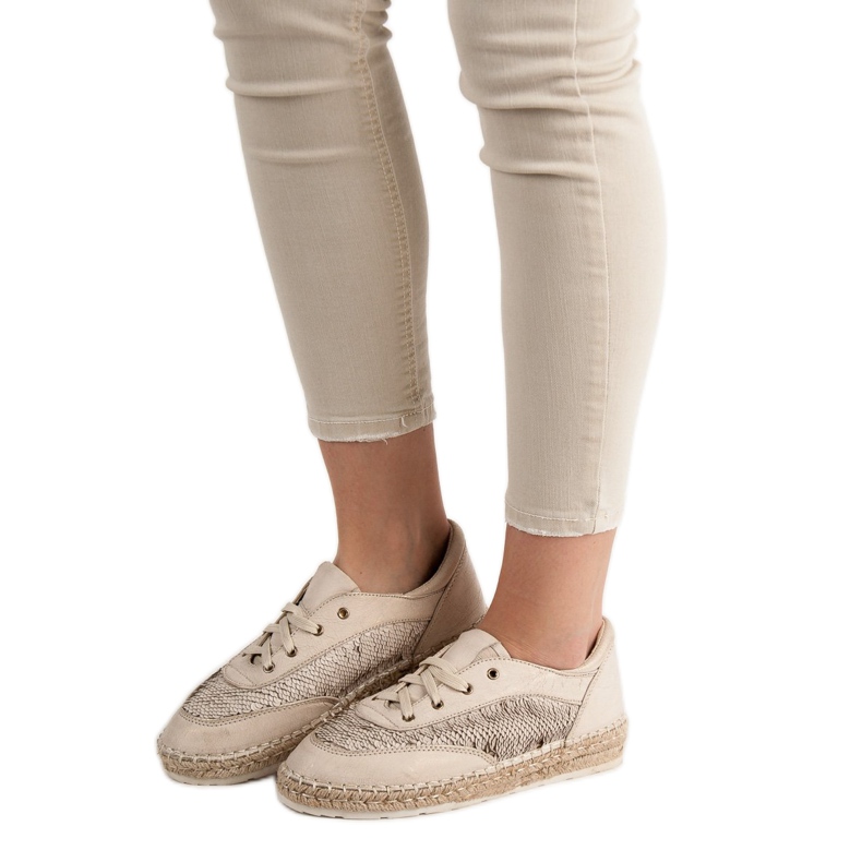 Sapatos com lantejoulas VICES marrom 1