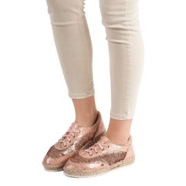 Sapatos com lantejoulas VICES rosa 2 Sapatos com lantejoulas VICES rosa 2