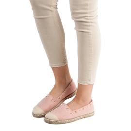 SHELOVET Alpercatas com jatos rosa 1