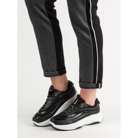 SHELOVET Tênis na plataforma preto 1