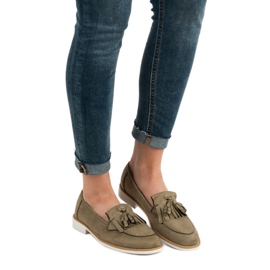 Mocassins de azeitona VICES verde 2