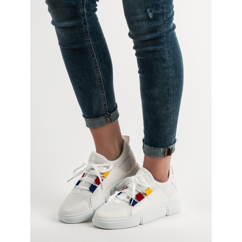 Renda Calçados Esportivos Slip-on branco 2