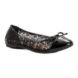 Diamantique Bailarinas elegantes preto 1