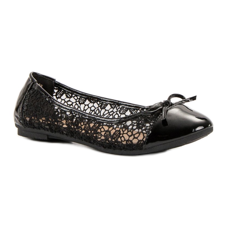 Diamantique Bailarinas elegantes preto 1