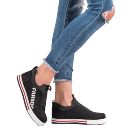 SHELOVET Calçados esportivos da moda preto 1