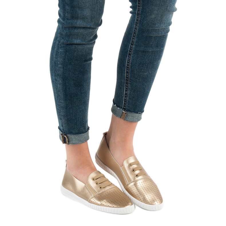 Super Mode Tênis Dourados 2