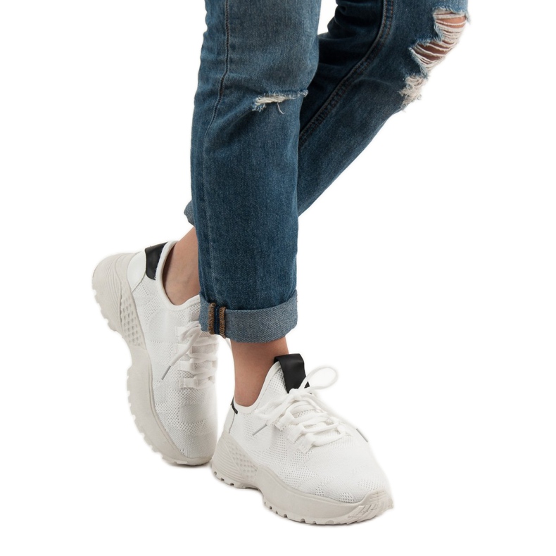 VICES Têxtil Calçados Esportivos branco 2