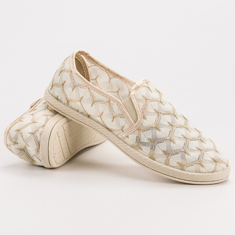 Slipons de renda VICES marrom 2