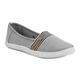 Confortável VICES Slipony branco preto 1