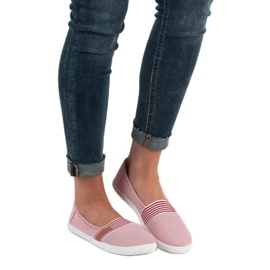 Confortável VICES Slipony branco vermelho 1